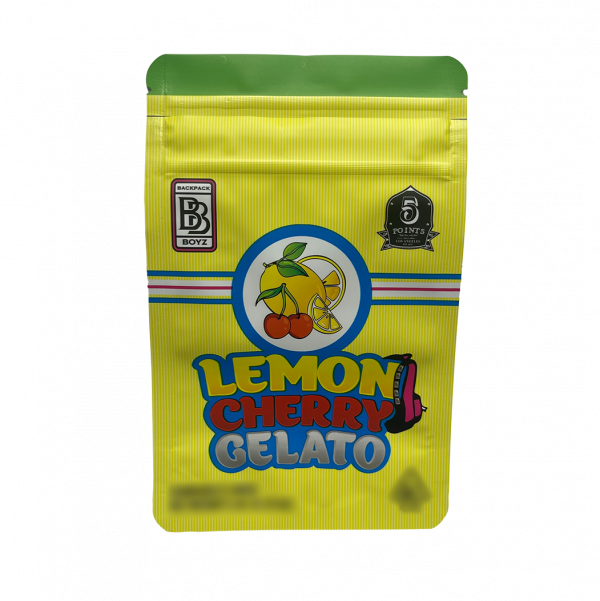 Lemon Cherry Gelato Mylar Bags Backpack Boyz 3.5g / 8th