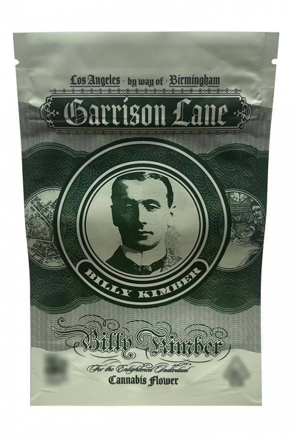 Billy Kimber Mylar Bags GasHouse Garrison Lane 3.5g / 8th