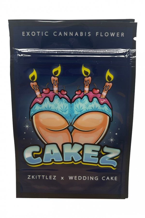 Cakez Mylar Bags Zkittlez x Wedding Cake